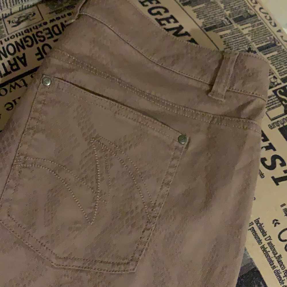 Jockey denim size 12 with pattern.